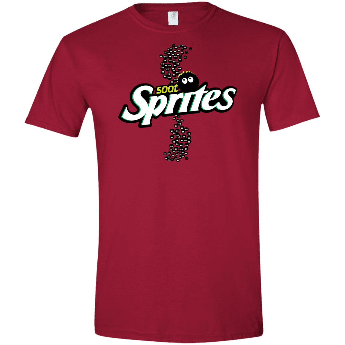T-Shirts Cardinal Red / S Soot Sprites Men's Semi-Fitted Softstyle