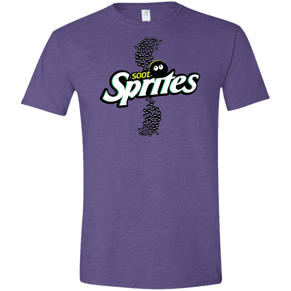 T-Shirts Heather Purple / S Soot Sprites Men's Semi-Fitted Softstyle