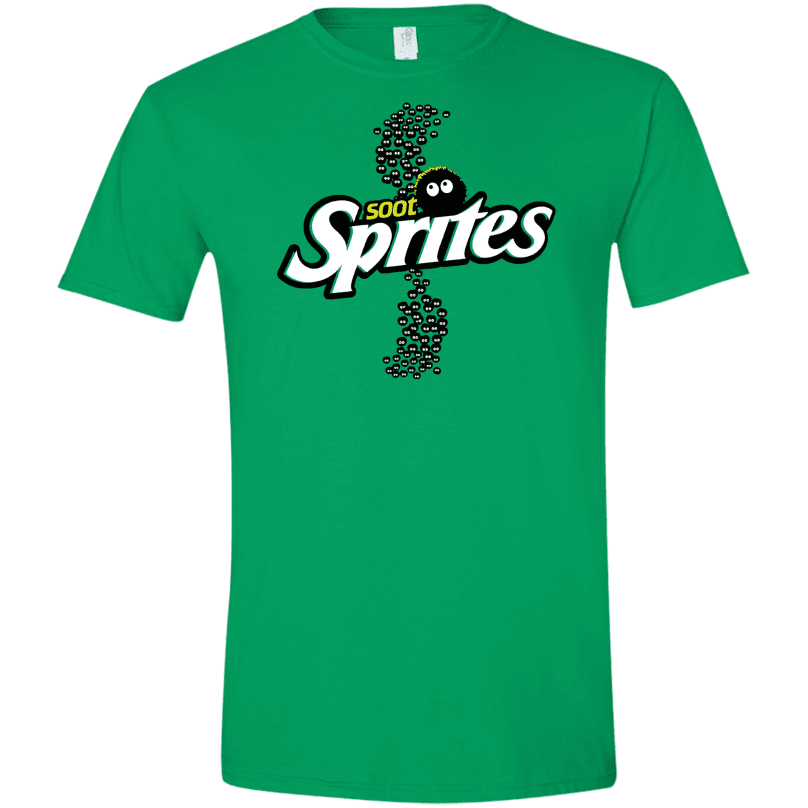 T-Shirts Irish Green / S Soot Sprites Men's Semi-Fitted Softstyle