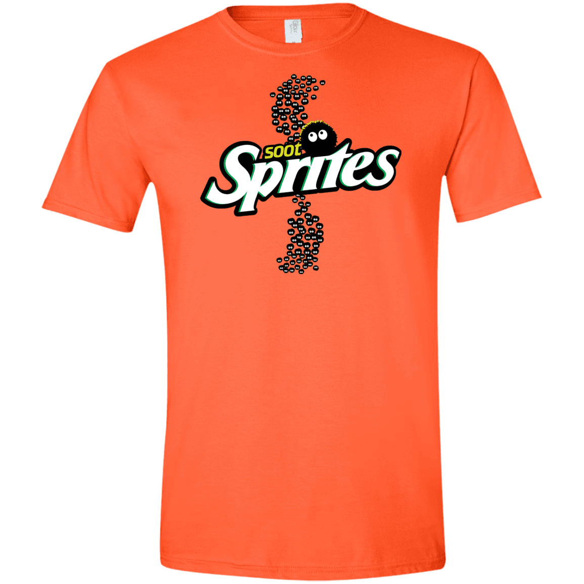 T-Shirts Orange / S Soot Sprites Men's Semi-Fitted Softstyle