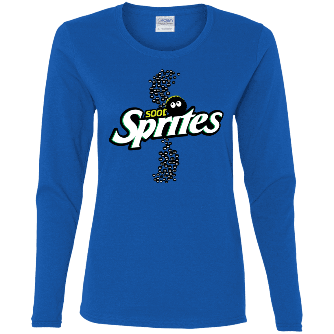 T-Shirts Royal / S Soot Sprites Women's Long Sleeve T-Shirt
