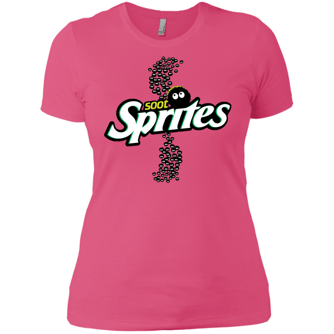 T-Shirts Hot Pink / X-Small Soot Sprites Women's Premium T-Shirt