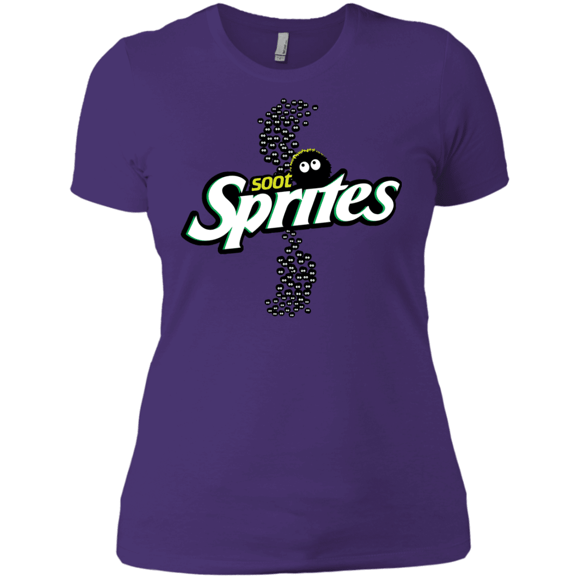T-Shirts Purple Rush/ / X-Small Soot Sprites Women's Premium T-Shirt