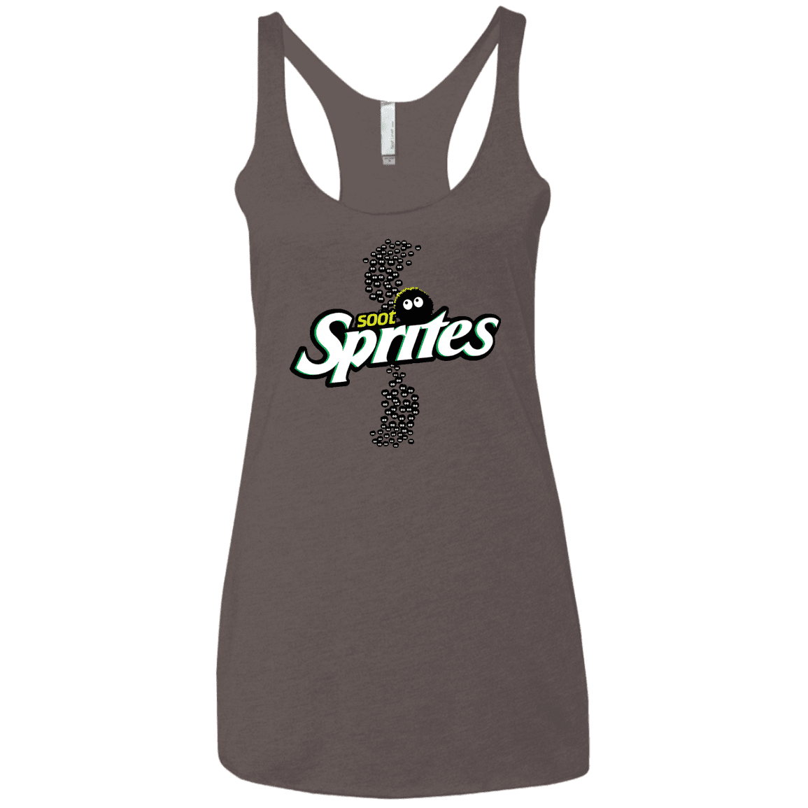 T-Shirts Macchiato / X-Small Soot Sprites Women's Triblend Racerback Tank