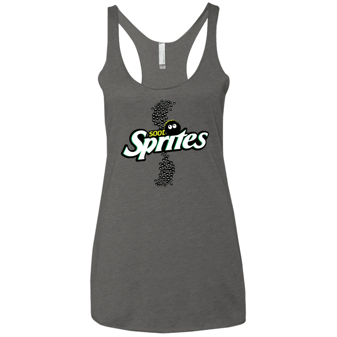 T-Shirts Premium Heather / X-Small Soot Sprites Women's Triblend Racerback Tank