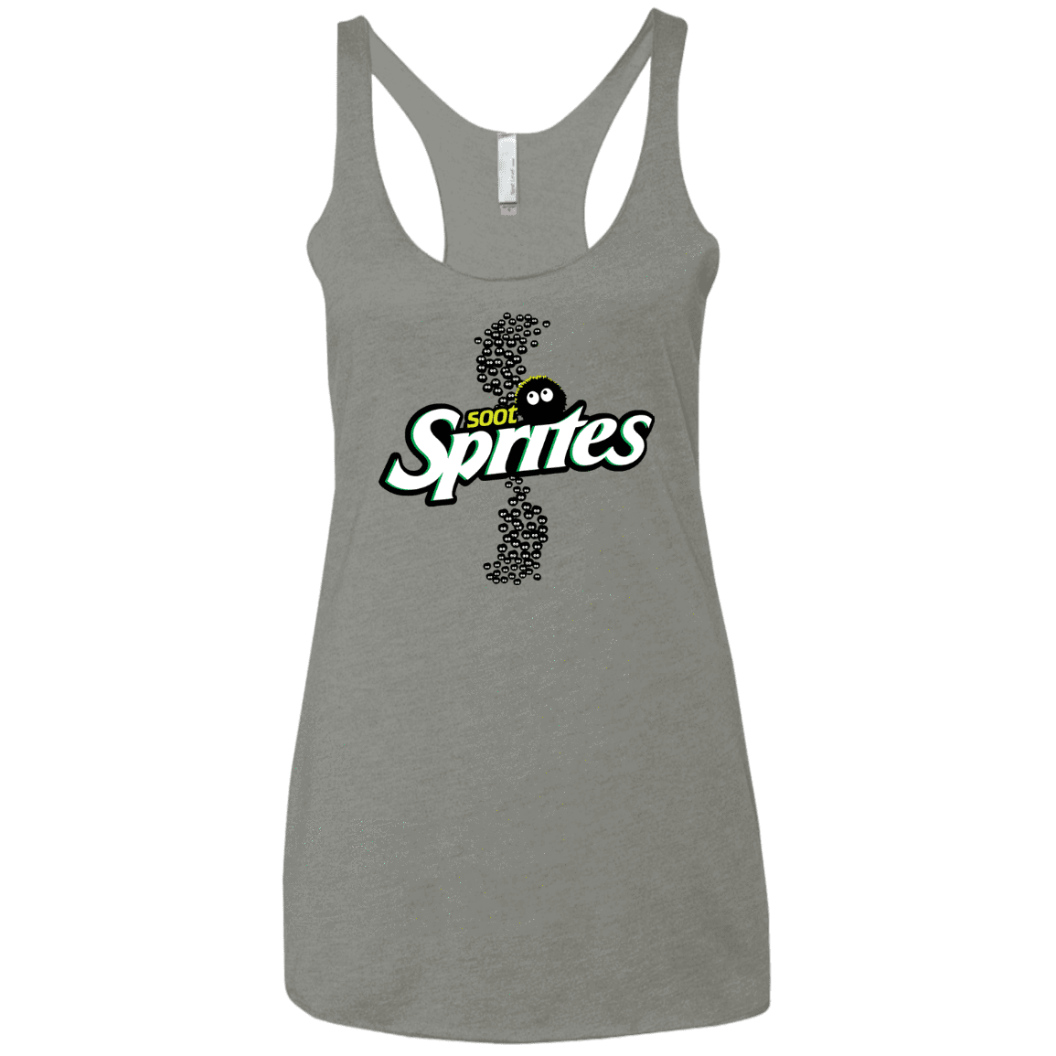 T-Shirts Venetian Grey / X-Small Soot Sprites Women's Triblend Racerback Tank