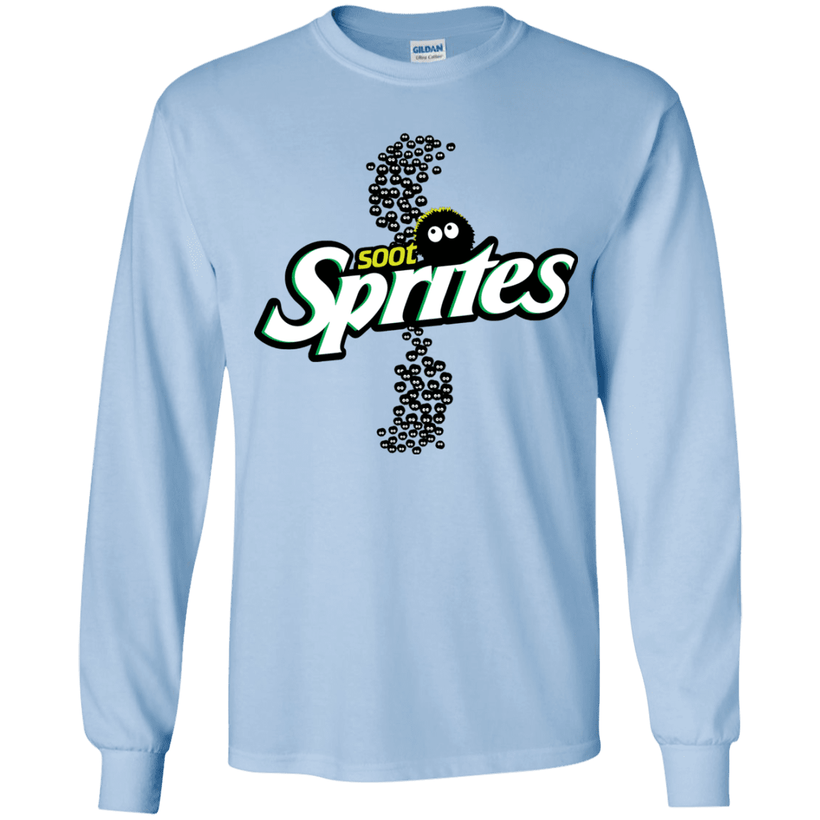 T-Shirts Light Blue / YS Soot Sprites Youth Long Sleeve T-Shirt