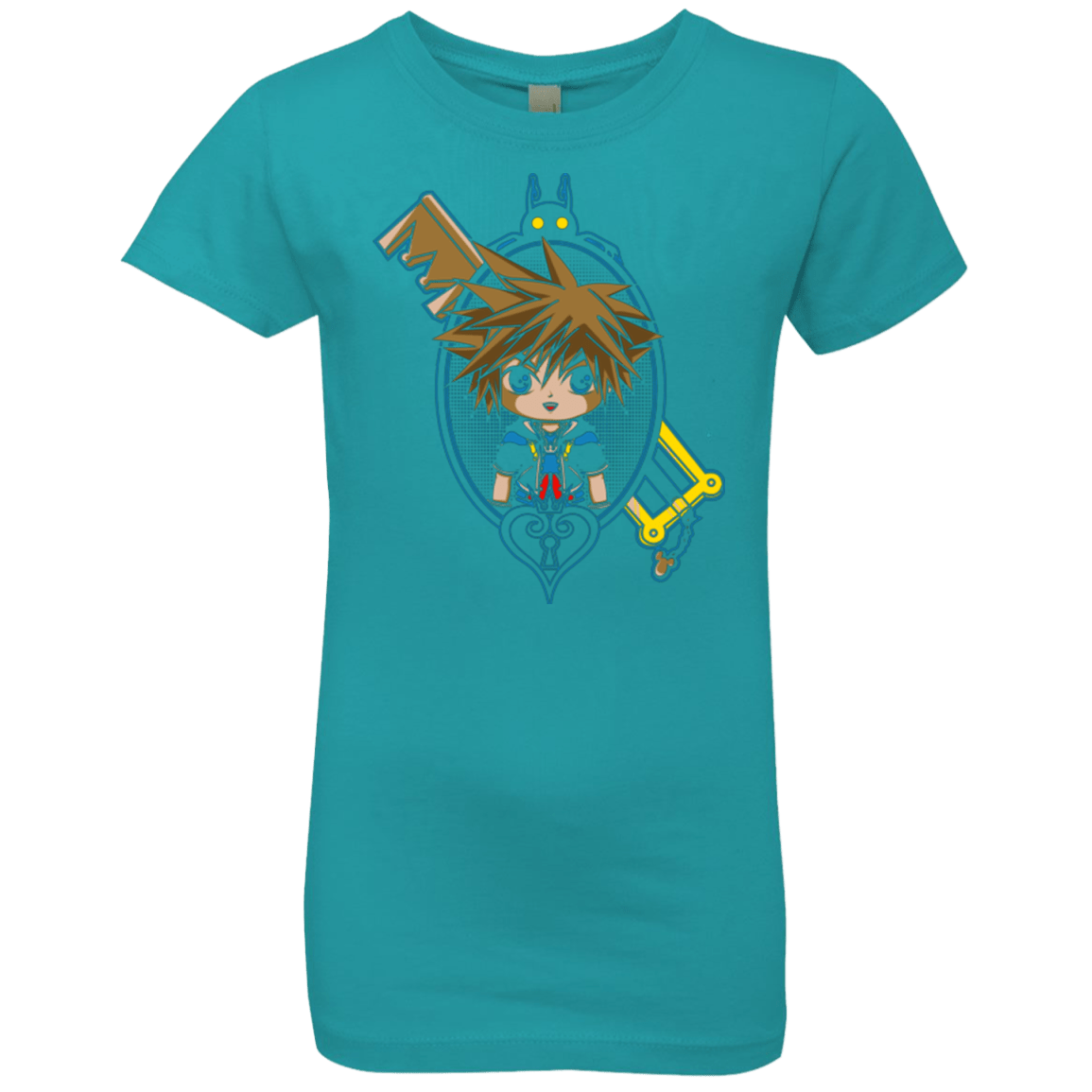 T-Shirts Tahiti Blue / YXS Sora Portrait Girls Premium T-Shirt