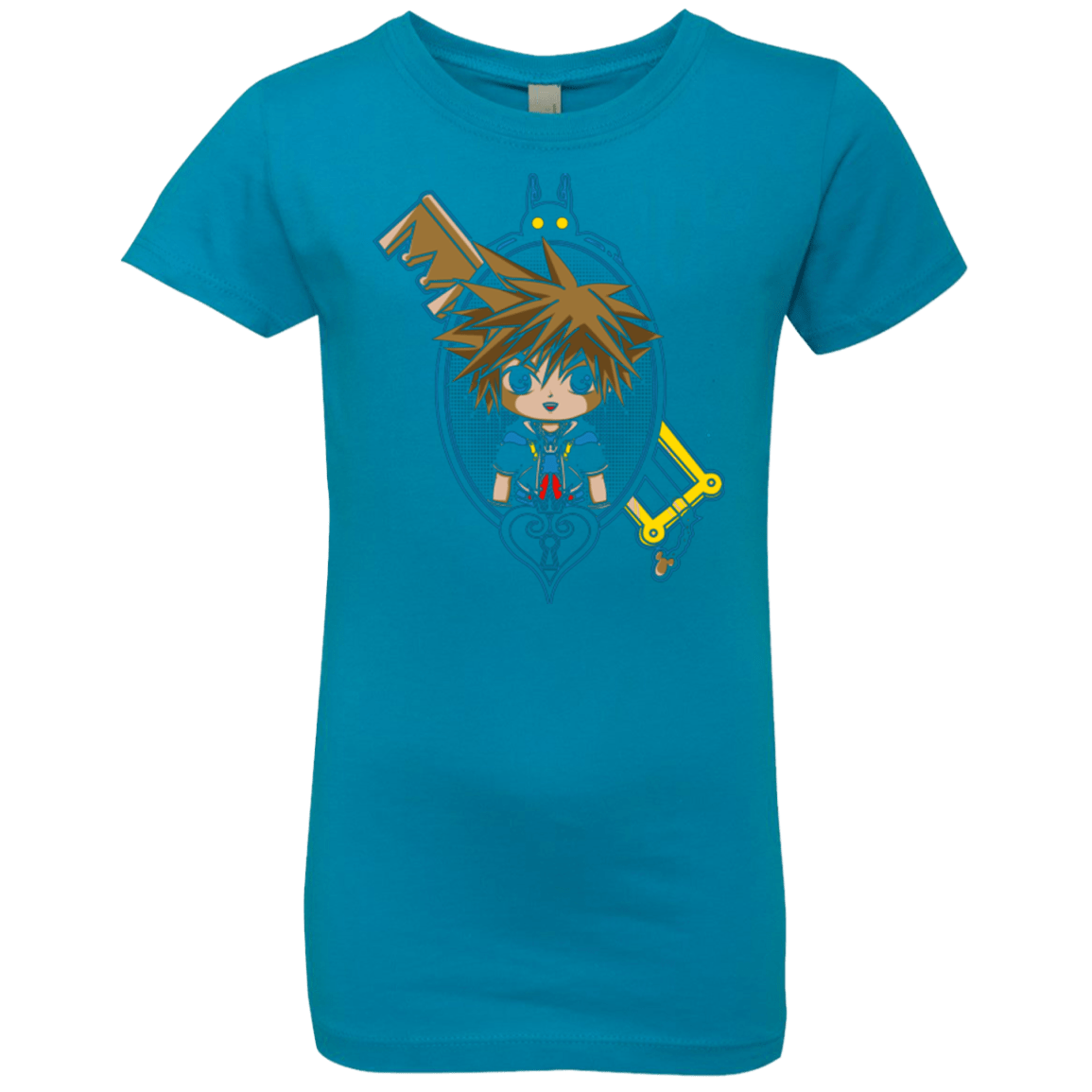 T-Shirts Turquoise / YXS Sora Portrait Girls Premium T-Shirt