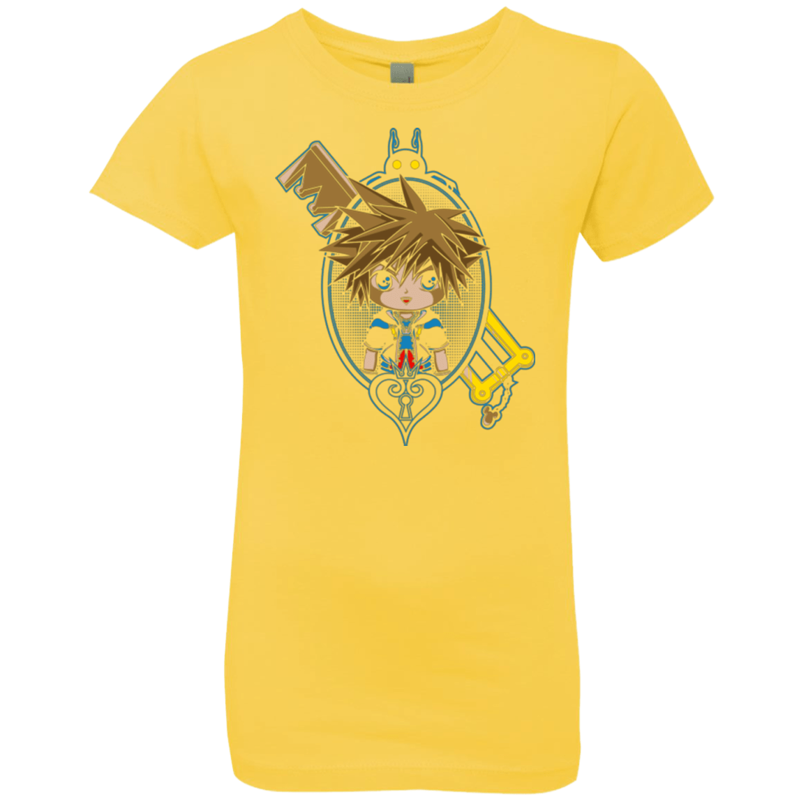 T-Shirts Vibrant Yellow / YXS Sora Portrait Girls Premium T-Shirt