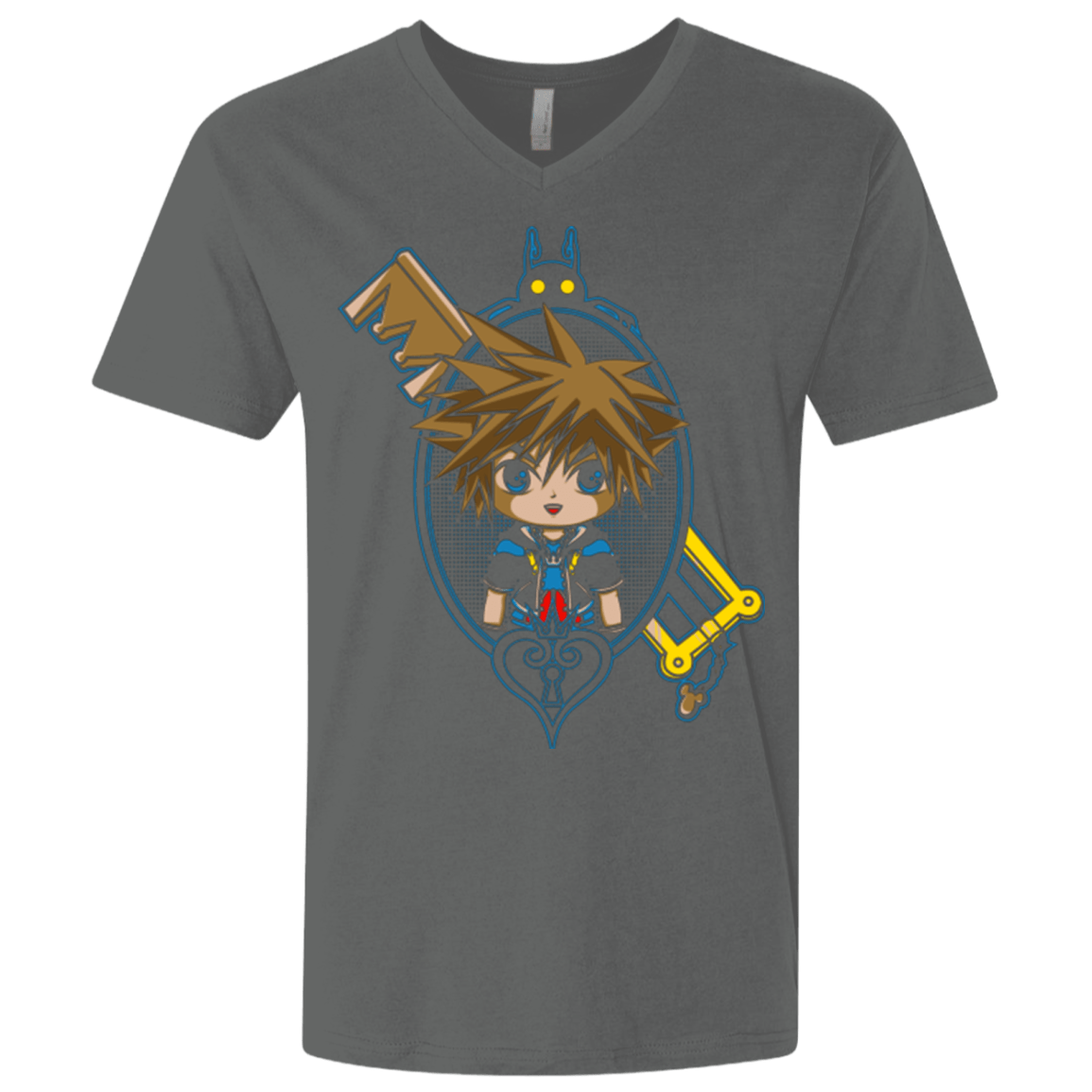 T-Shirts Heavy Metal / X-Small Sora Portrait Men's Premium V-Neck