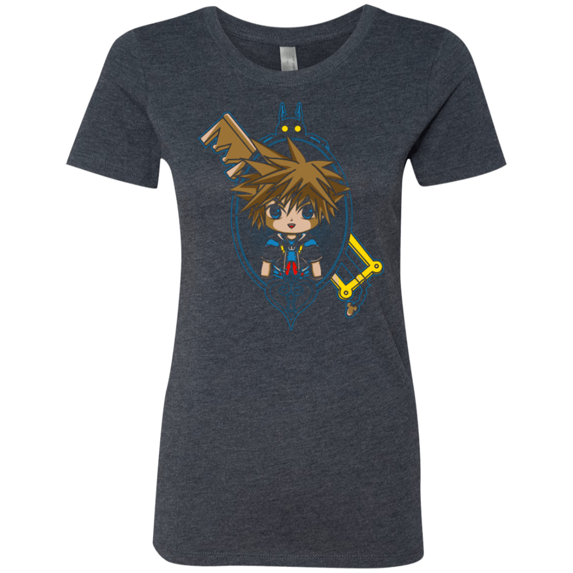 T-Shirts Vintage Navy / Small Sora Portrait Women's Triblend T-Shirt