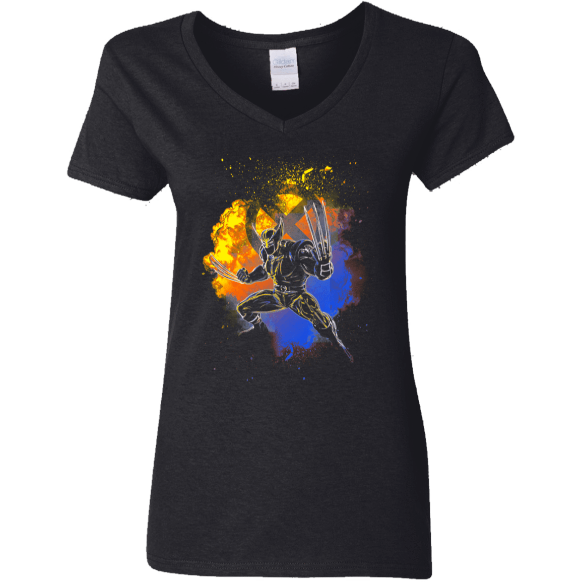 T-Shirts Black / S Soul of Adamantium Women's V-Neck T-Shirt
