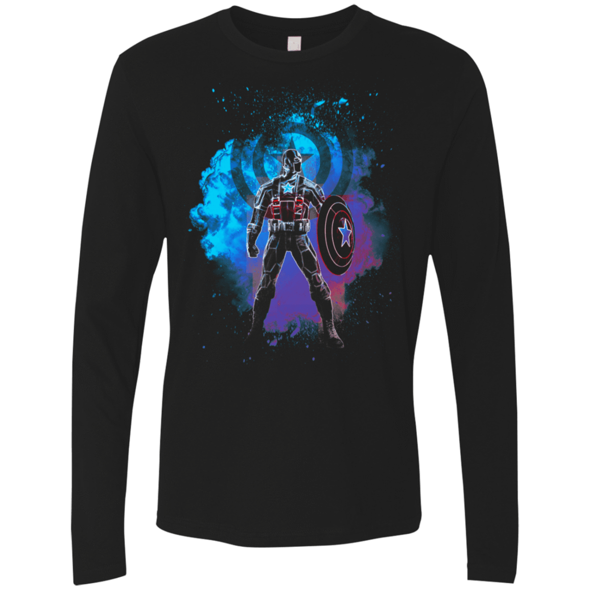 T-Shirts Black / S Soul of America Men's Premium Long Sleeve