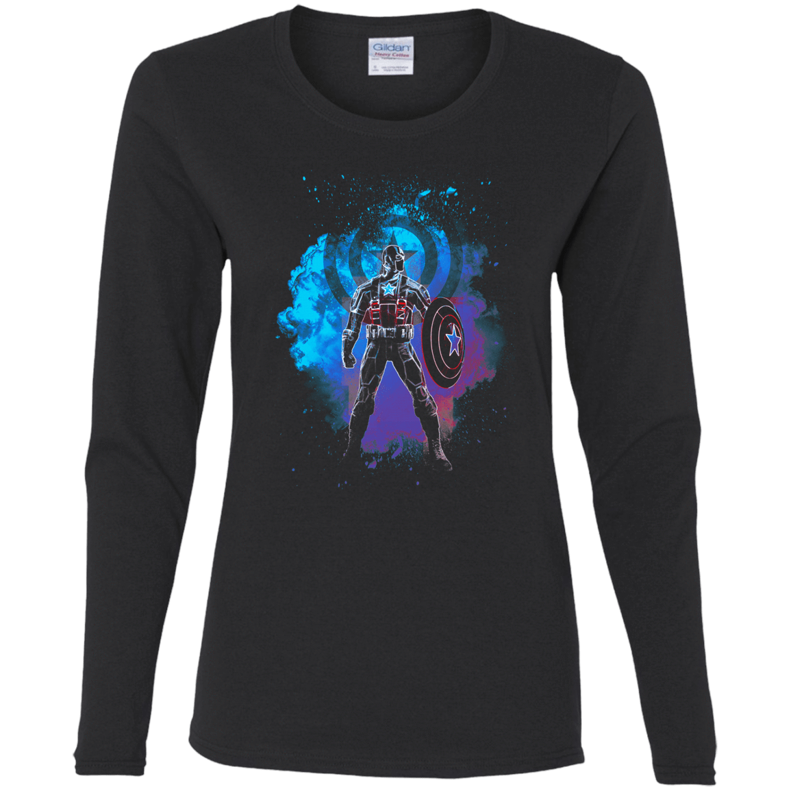 T-Shirts Black / S Soul of America Women's Long Sleeve T-Shirt