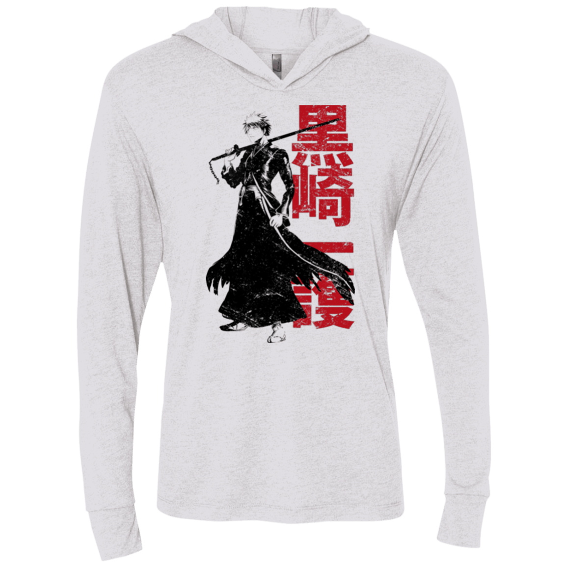 T-Shirts Heather White / X-Small Soul Reaper Triblend Long Sleeve Hoodie Tee