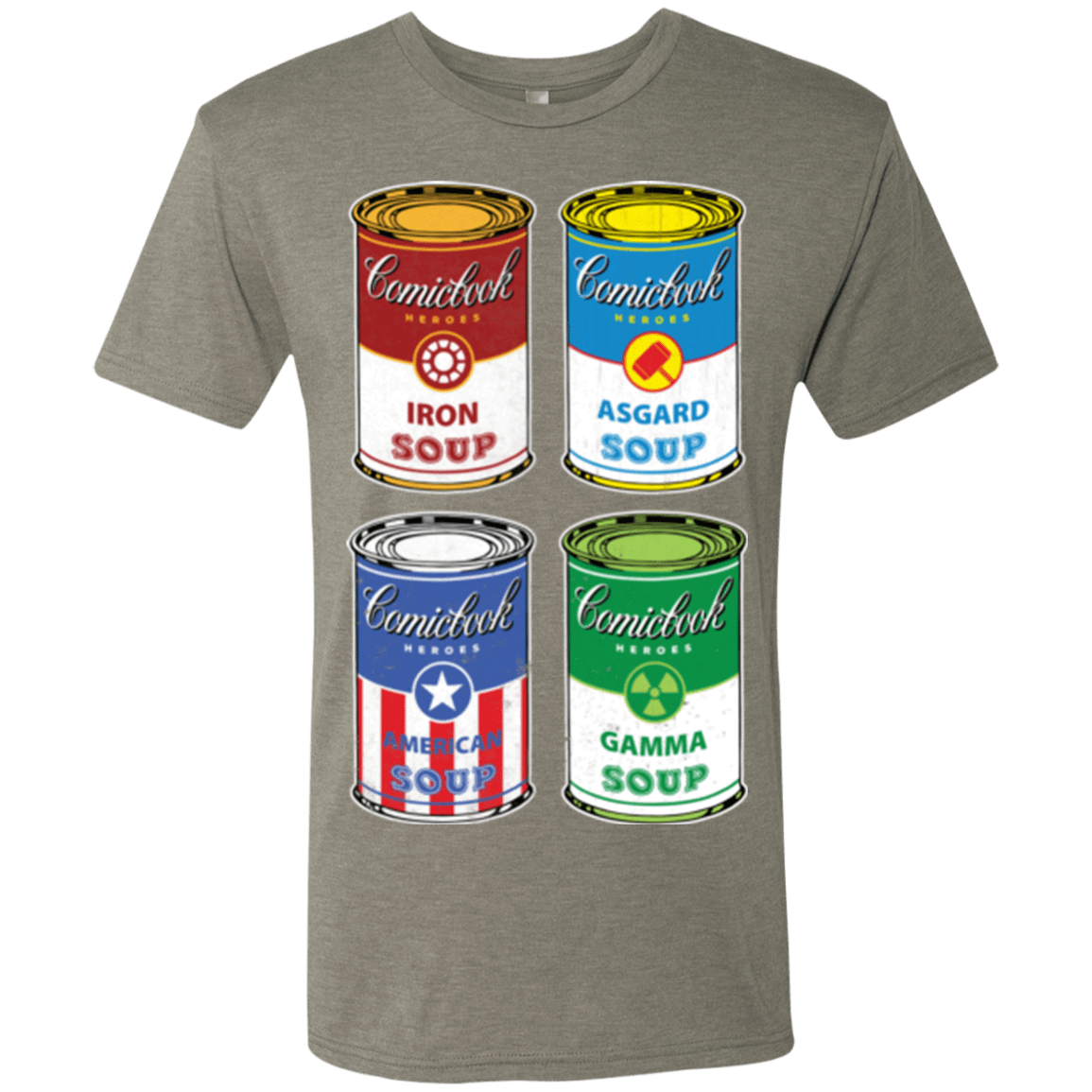 T-Shirts Venetian Grey / Small Soup Assemble Men's Triblend T-Shirt