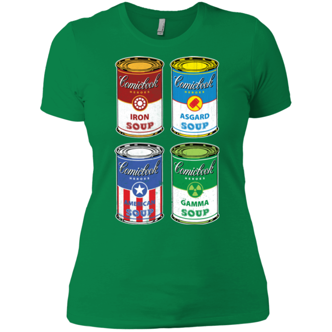 T-Shirts Kelly Green / X-Small Soup Assemble Women's Premium T-Shirt