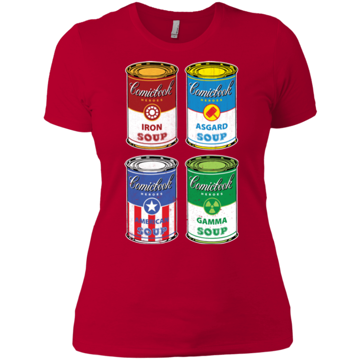 T-Shirts Red / X-Small Soup Assemble Women's Premium T-Shirt