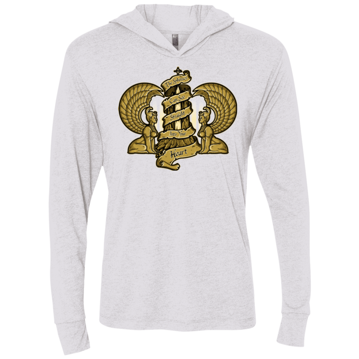 T-Shirts Heather White / X-Small SOUTHERN ORACLE Triblend Long Sleeve Hoodie Tee