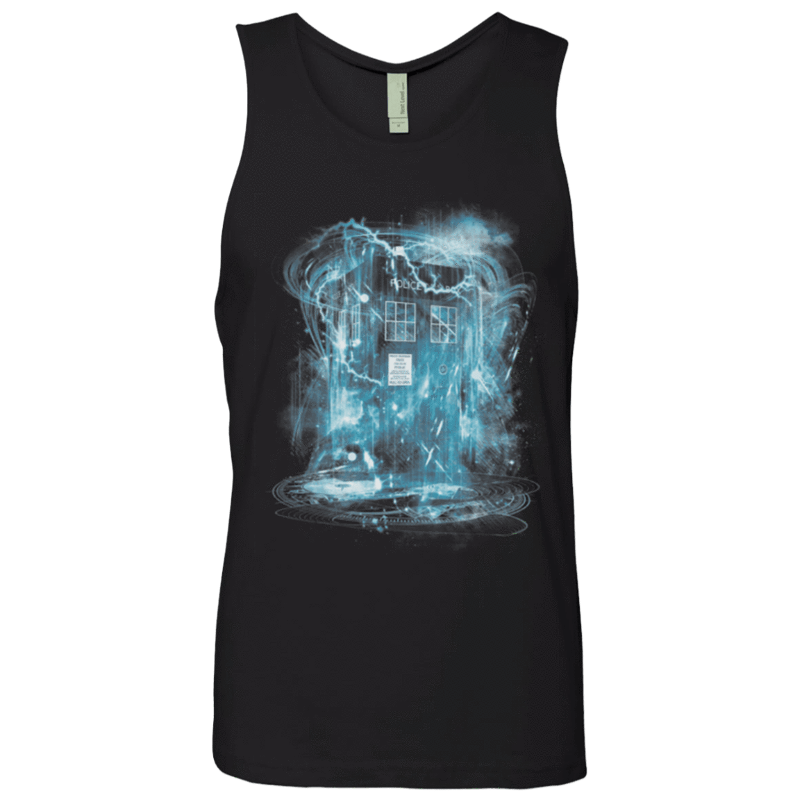 T-Shirts Black / Small Space and Time Storm Men's Premium Tank Top