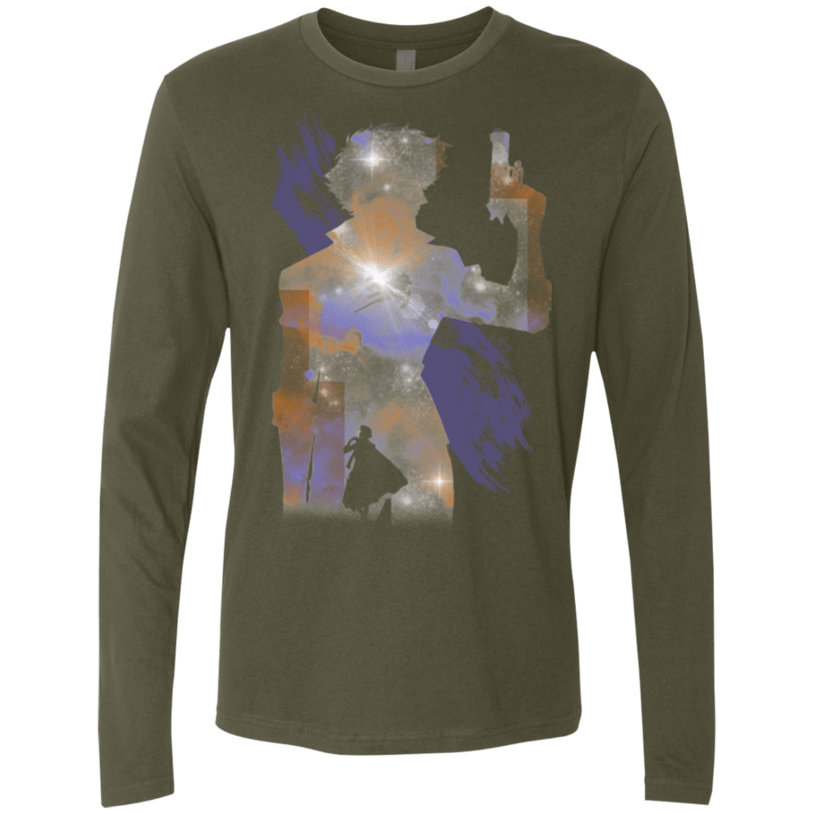 T-Shirts Military Green / Small Space Cowboy Men's Premium Long Sleeve