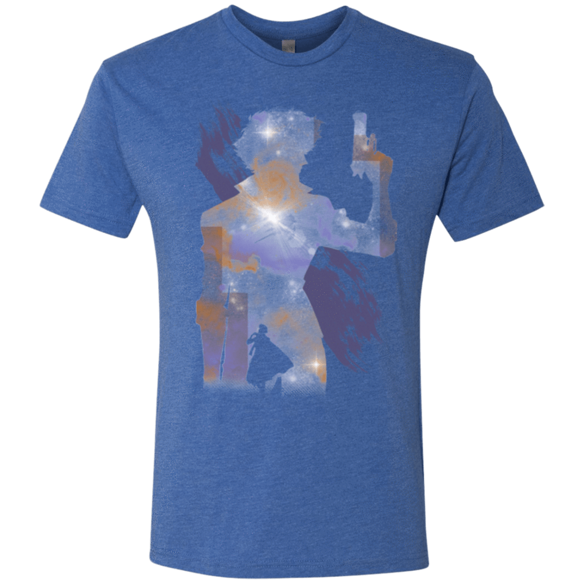 T-Shirts Vintage Royal / Small Space Cowboy Men's Triblend T-Shirt