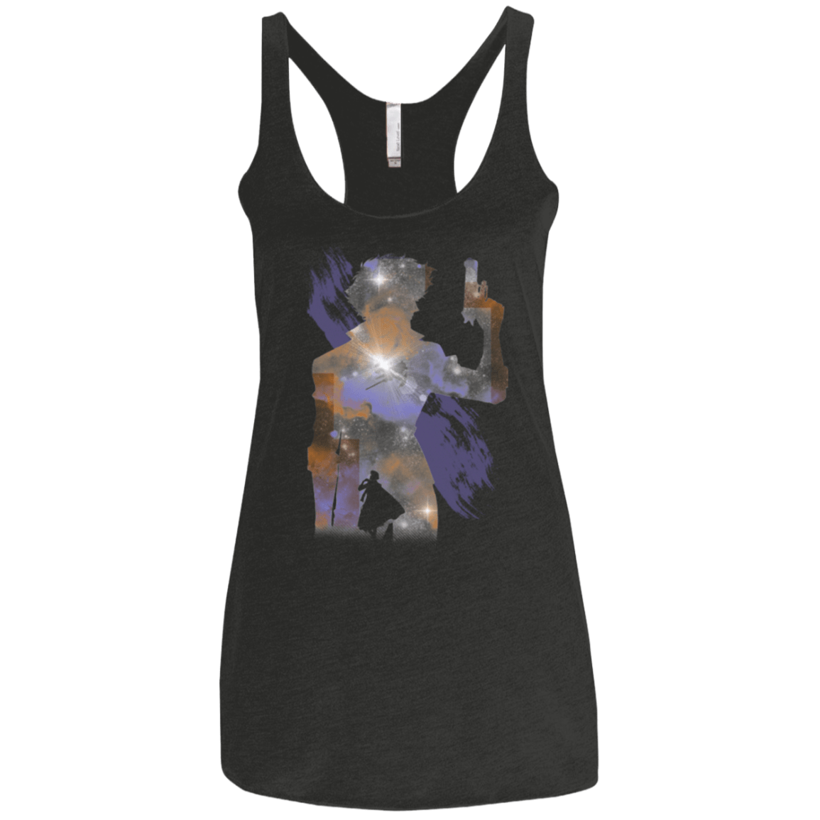 T-Shirts Vintage Black / X-Small Space Cowboy Women's Triblend Racerback Tank