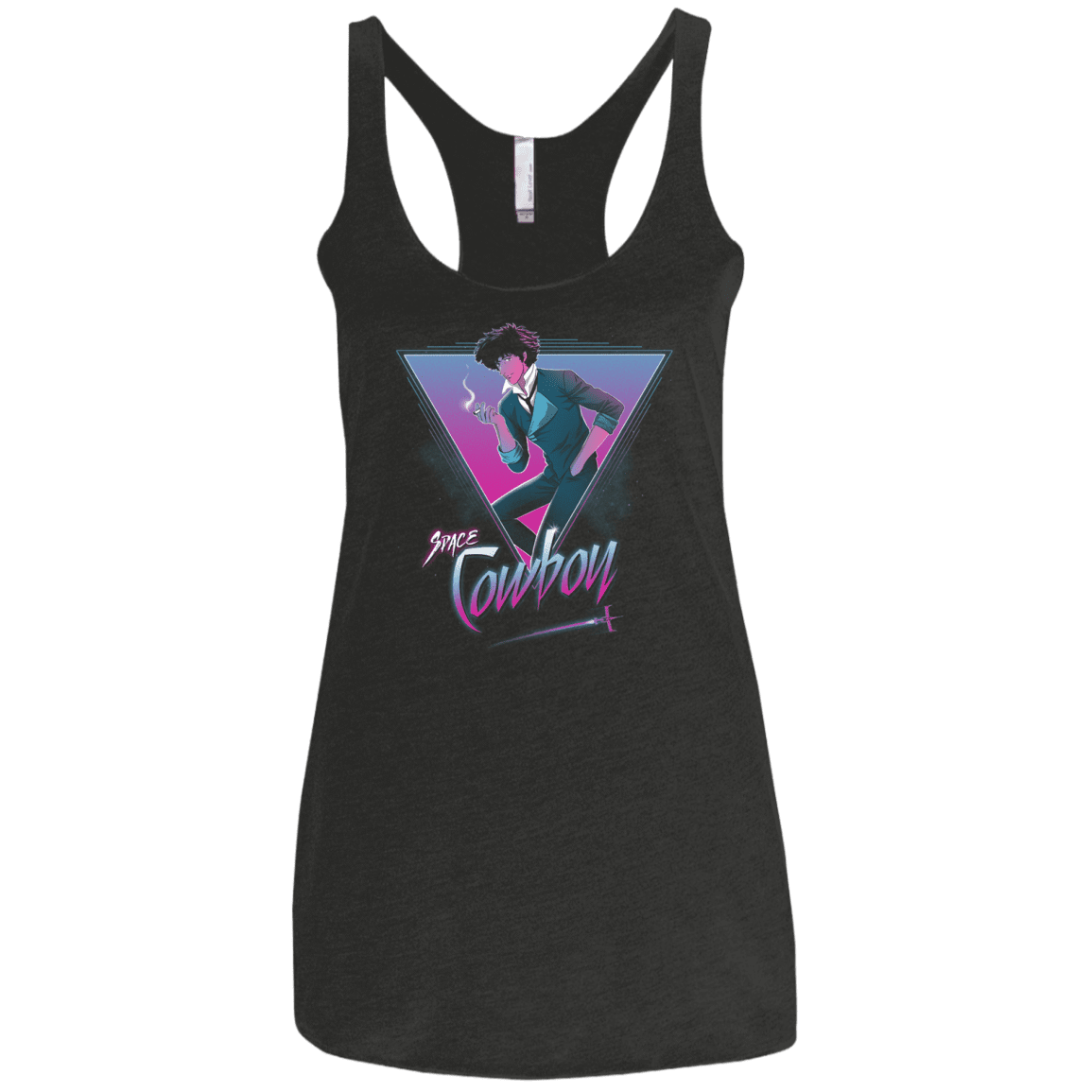 T-Shirts Vintage Black / X-Small Space Cowboy Women's Triblend Racerback Tank