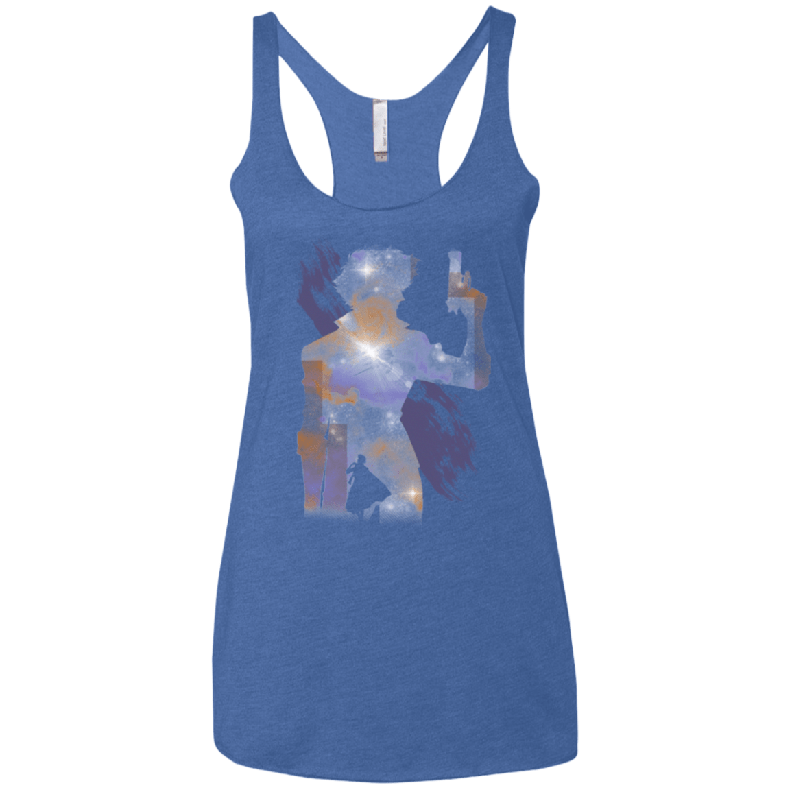 T-Shirts Vintage Royal / X-Small Space Cowboy Women's Triblend Racerback Tank