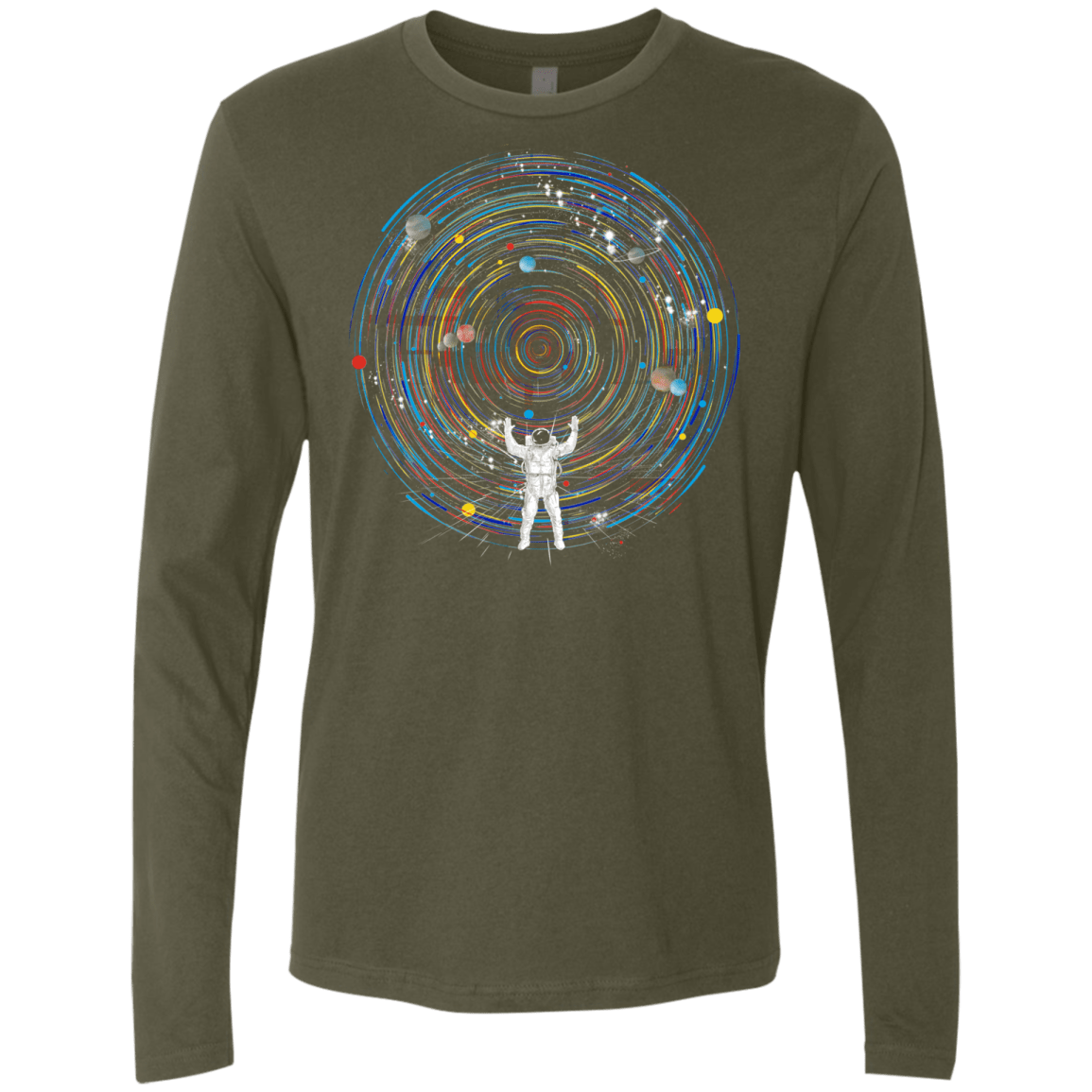 Space DJ Men's Premium Long Sleeve
