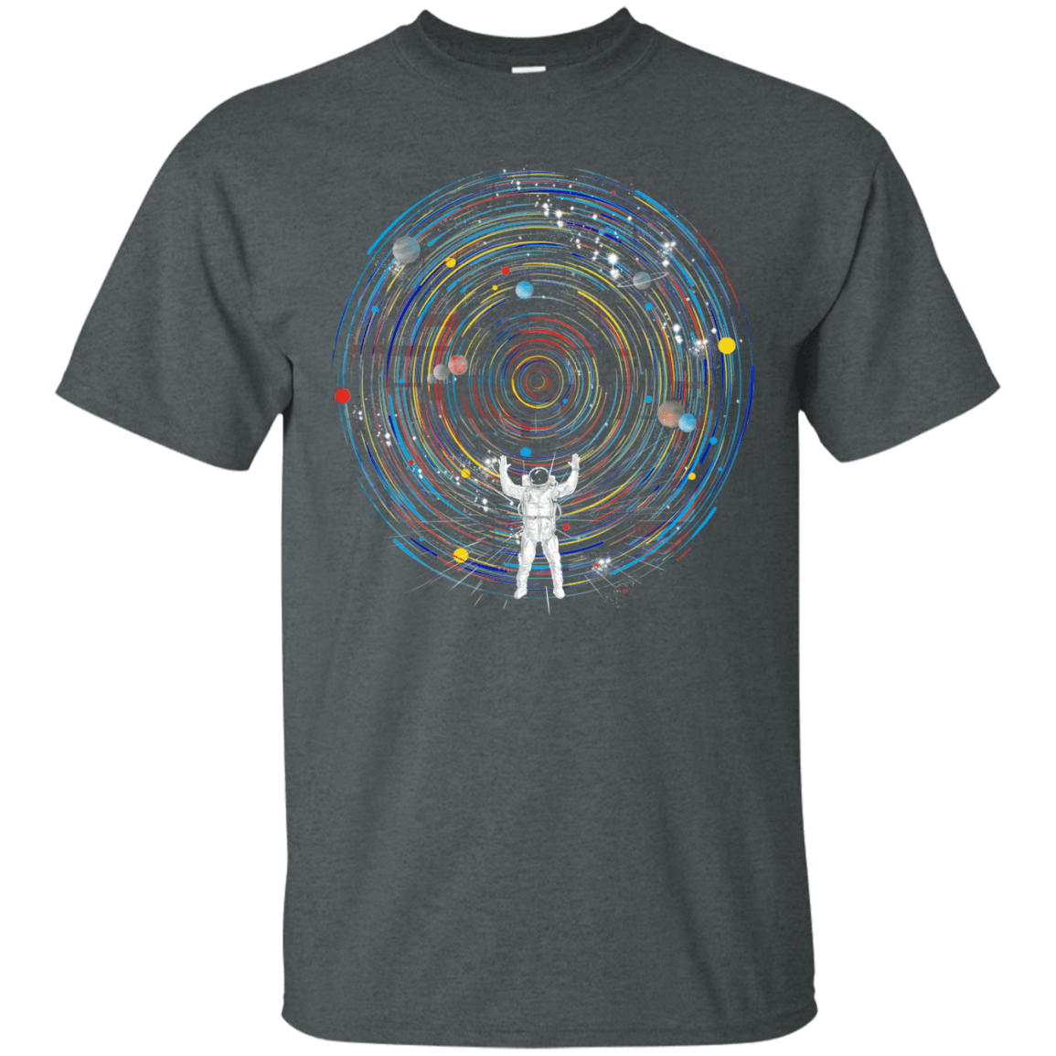 T-Shirts Dark Heather / S Space DJ T-Shirt
