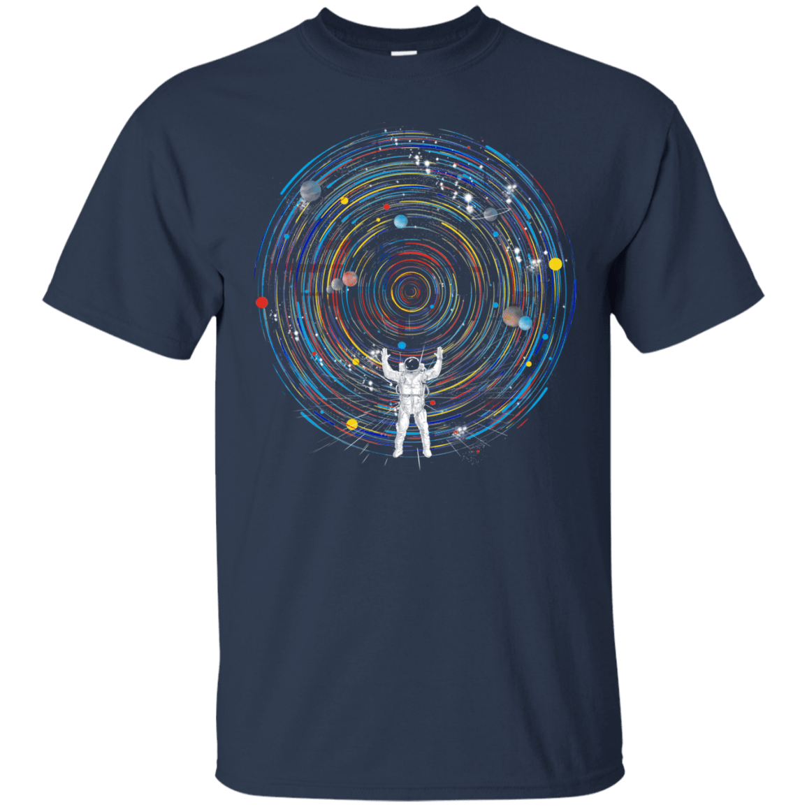 T-Shirts Navy / S Space DJ T-Shirt