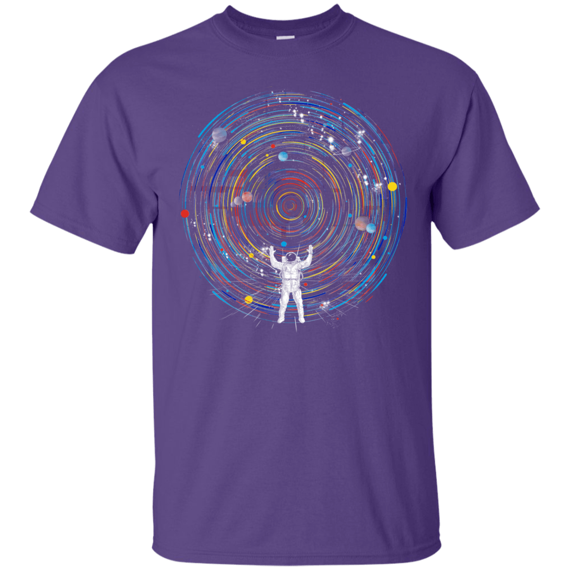 T-Shirts Purple / S Space DJ T-Shirt