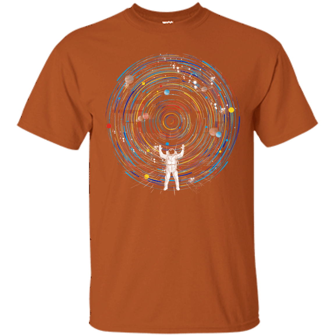 T-Shirts Texas Orange / S Space DJ T-Shirt