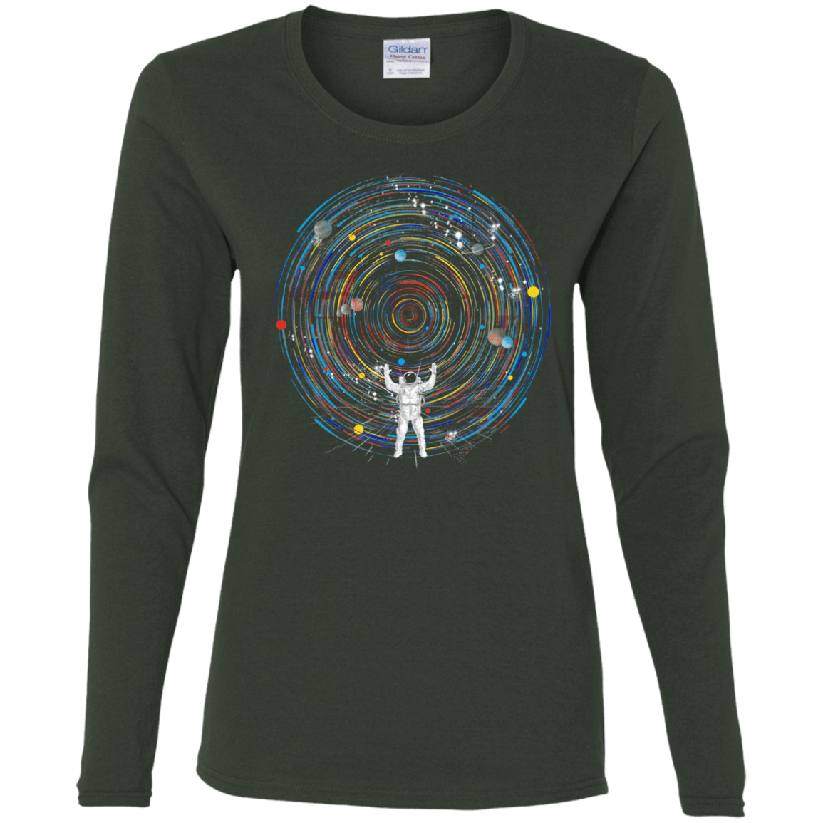 Space DJ Women's Long Sleeve T-Shirt
