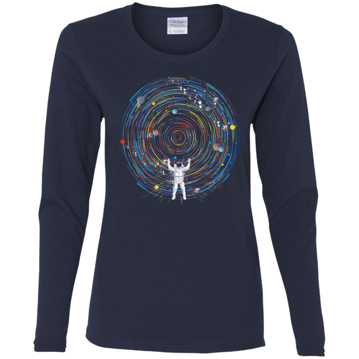 Space DJ Women's Long Sleeve T-Shirt