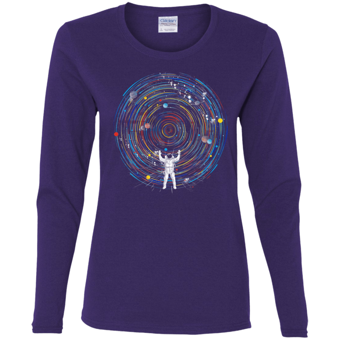 Space DJ Women's Long Sleeve T-Shirt