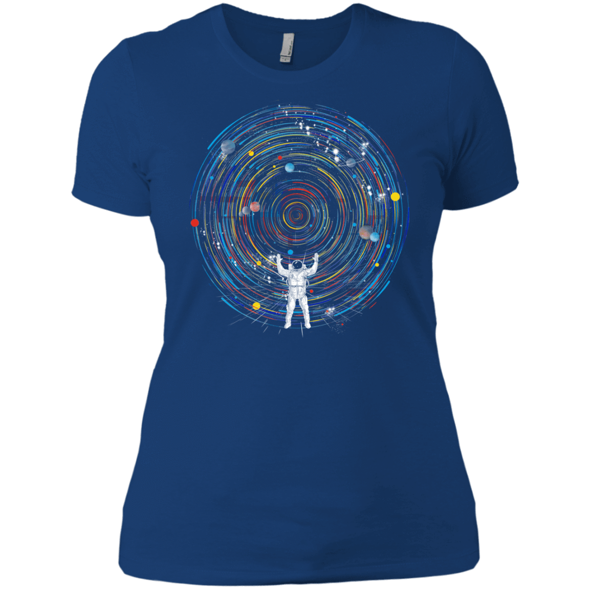 T-Shirts Royal / X-Small Space DJ Women's Premium T-Shirt