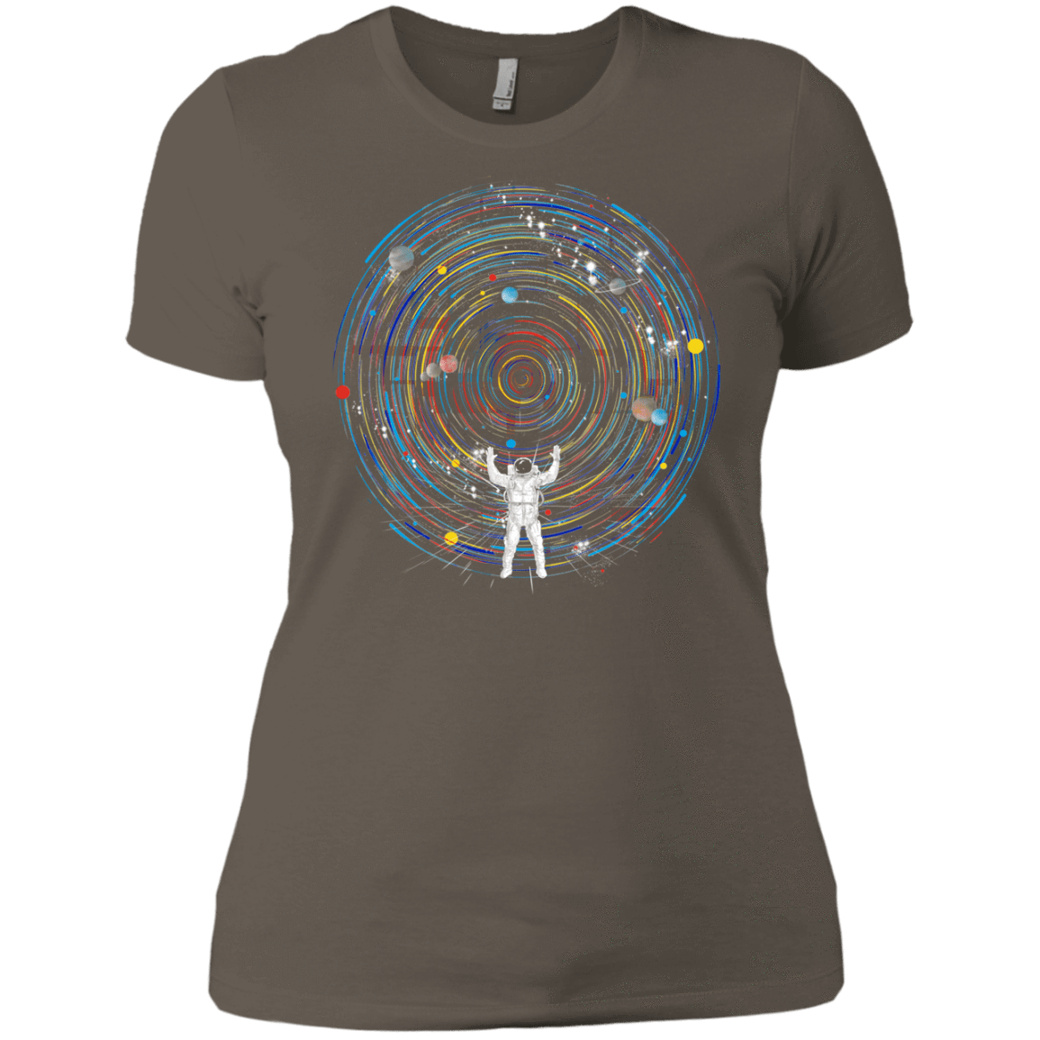 T-Shirts Warm Grey / X-Small Space DJ Women's Premium T-Shirt