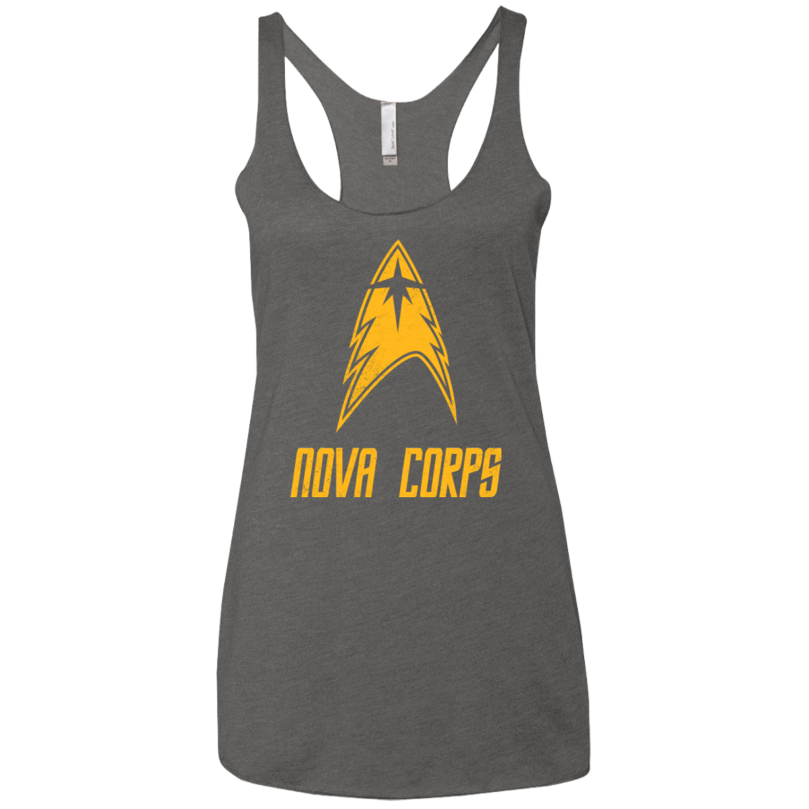 T-Shirts Premium Heather / X-Small Space Gang Women's Triblend Racerback Tank