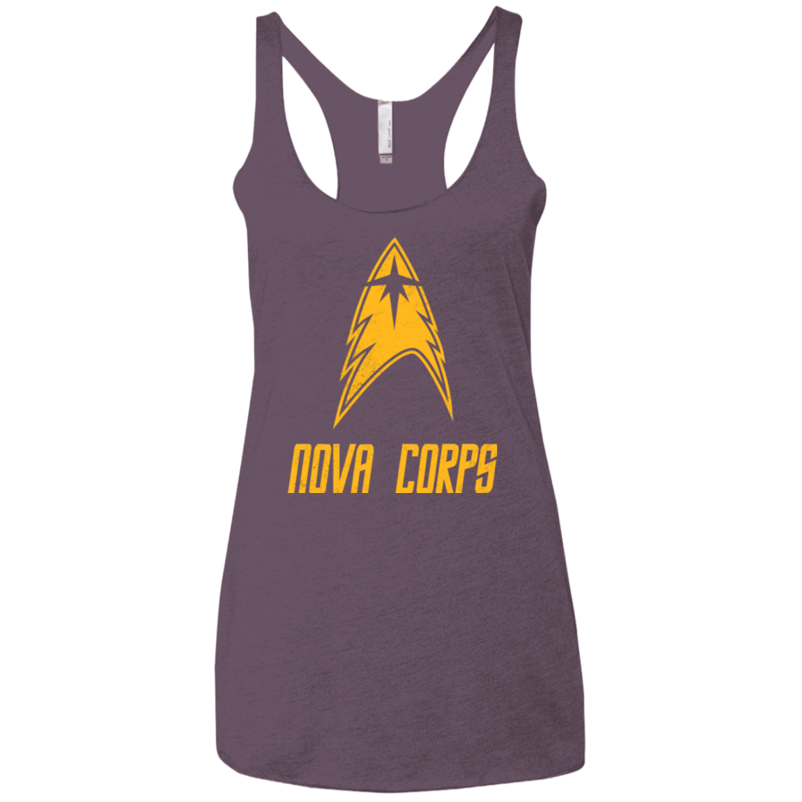 T-Shirts Vintage Purple / X-Small Space Gang Women's Triblend Racerback Tank