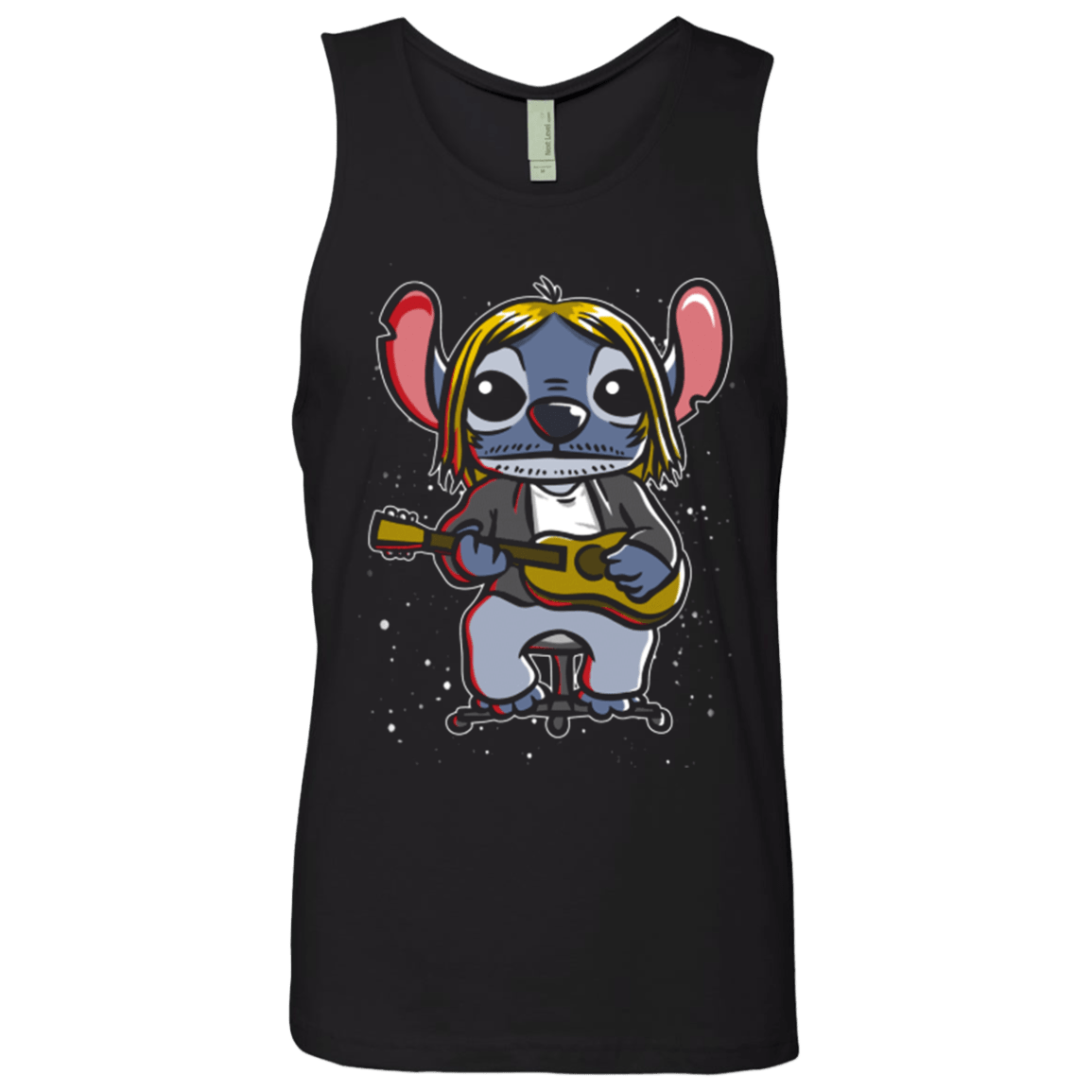 T-Shirts Black / Small Space Grunge Men's Premium Tank Top