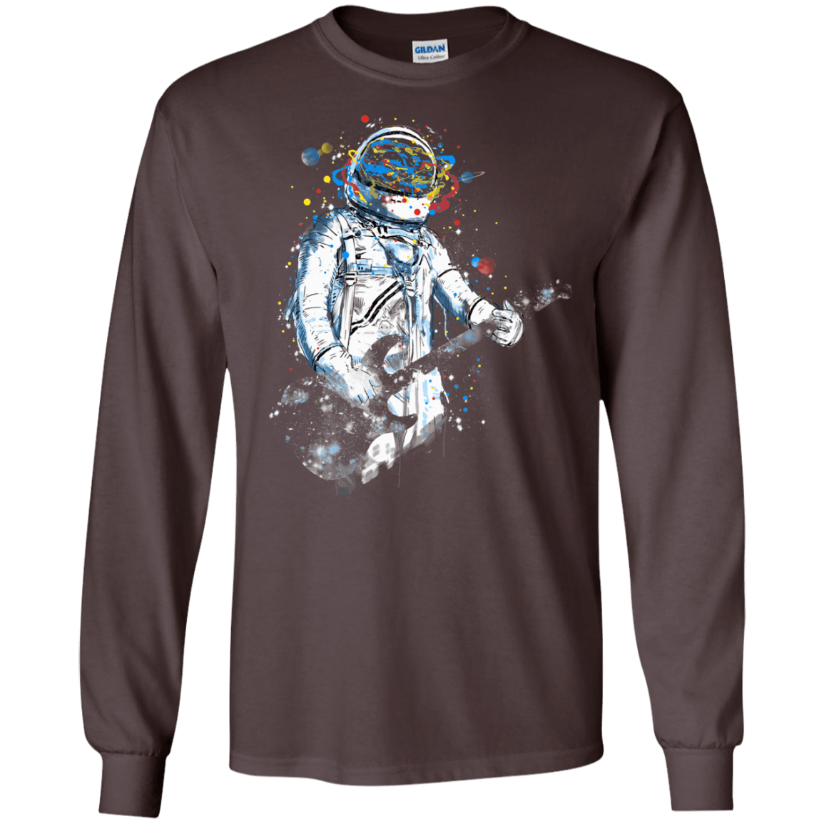 Space Guitar Men's Long Sleeve T-Shirt