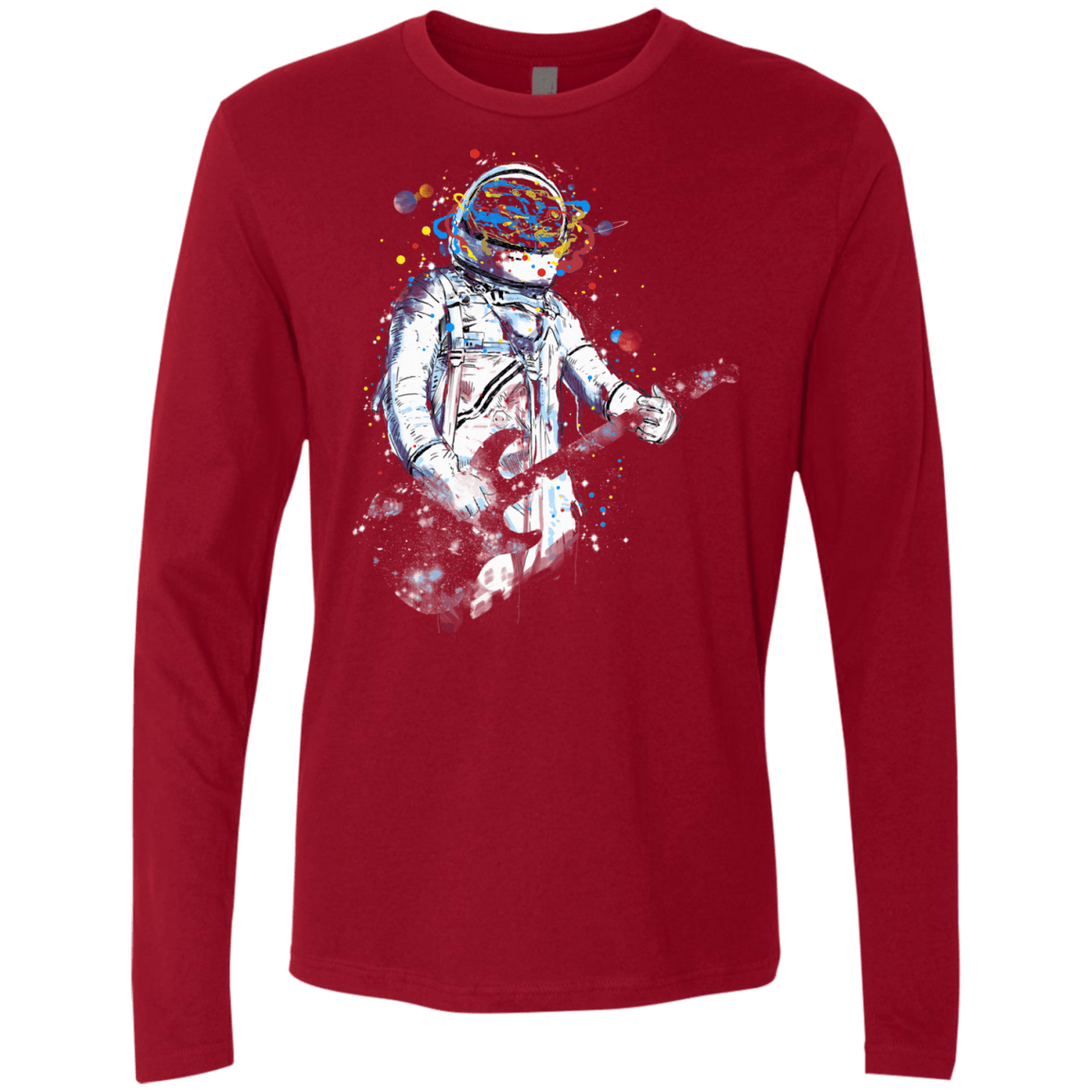 Space Guitar Men's Premium Long Sleeve