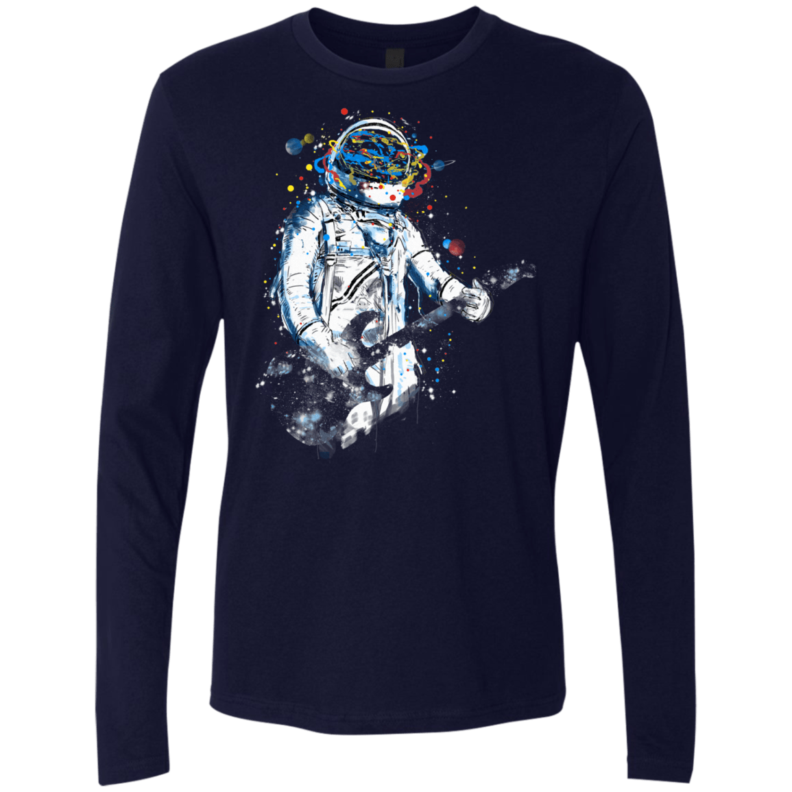Space Guitar Men's Premium Long Sleeve