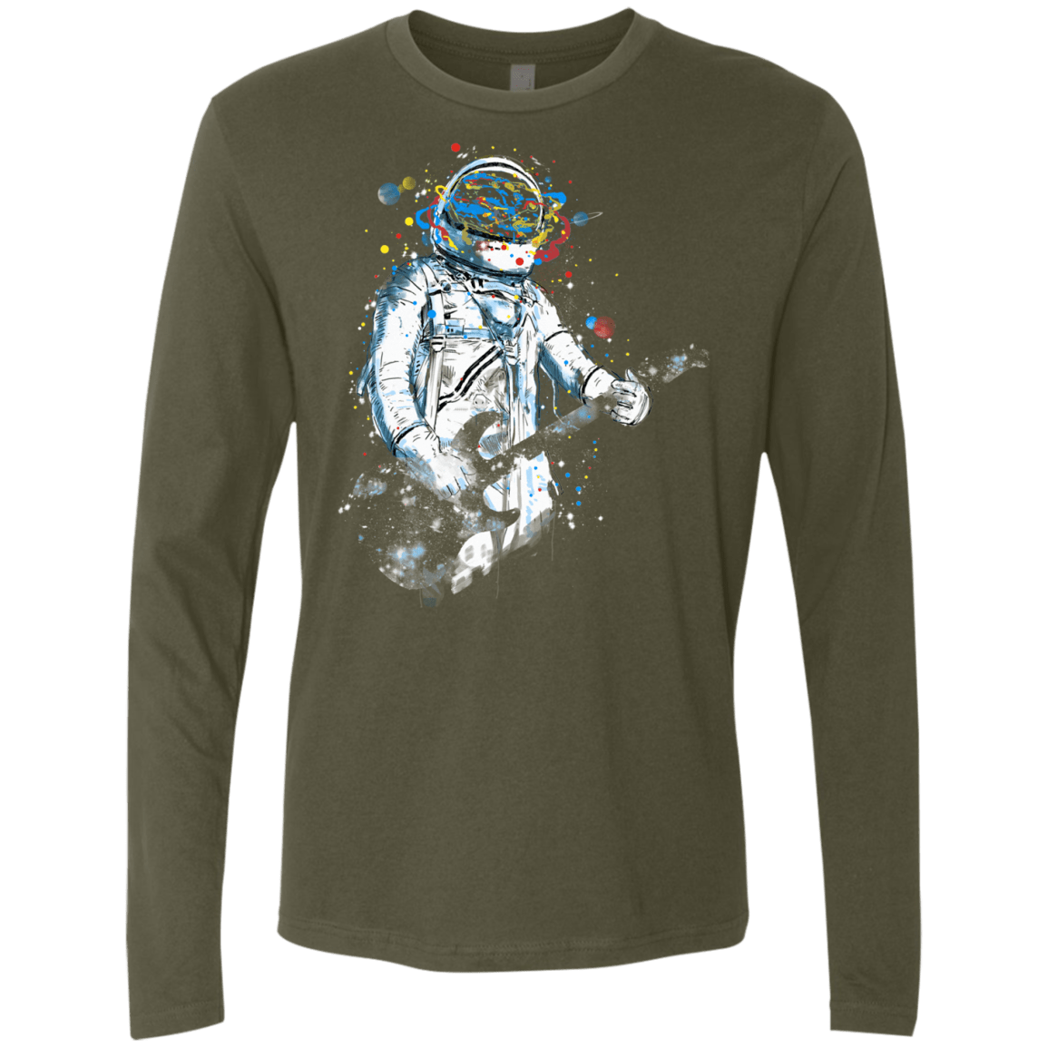Space Guitar Men's Premium Long Sleeve