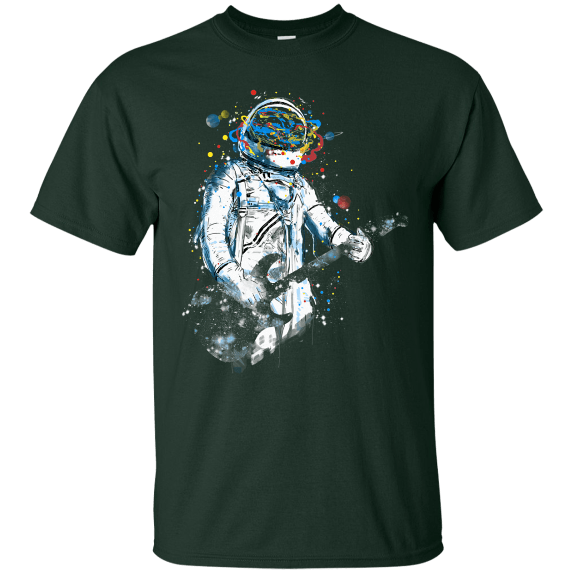 T-Shirts Forest / S Space Guitar T-Shirt
