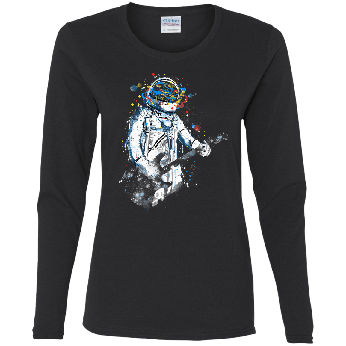 Space Guitar Women's Long Sleeve T-Shirt