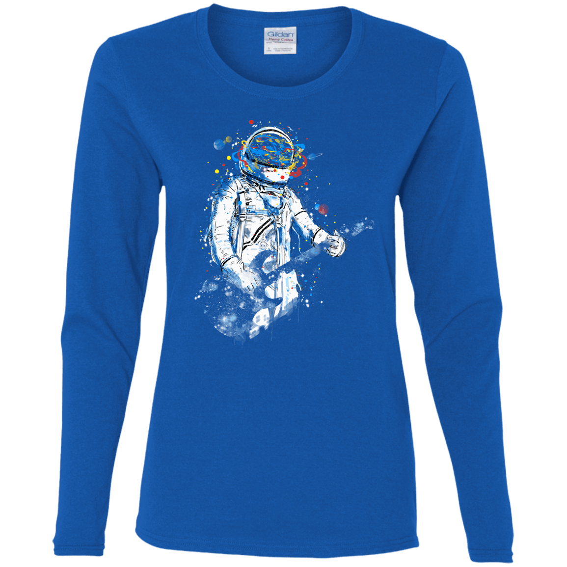 Space Guitar Women's Long Sleeve T-Shirt